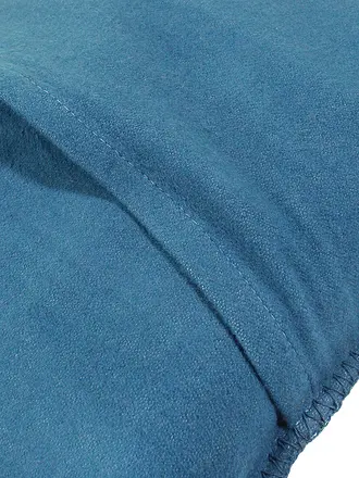 DAVID FUSSENEGGER | Housse de coussin avec point décoratif 50x50cm (Anthracite) (Anthracite) | blau